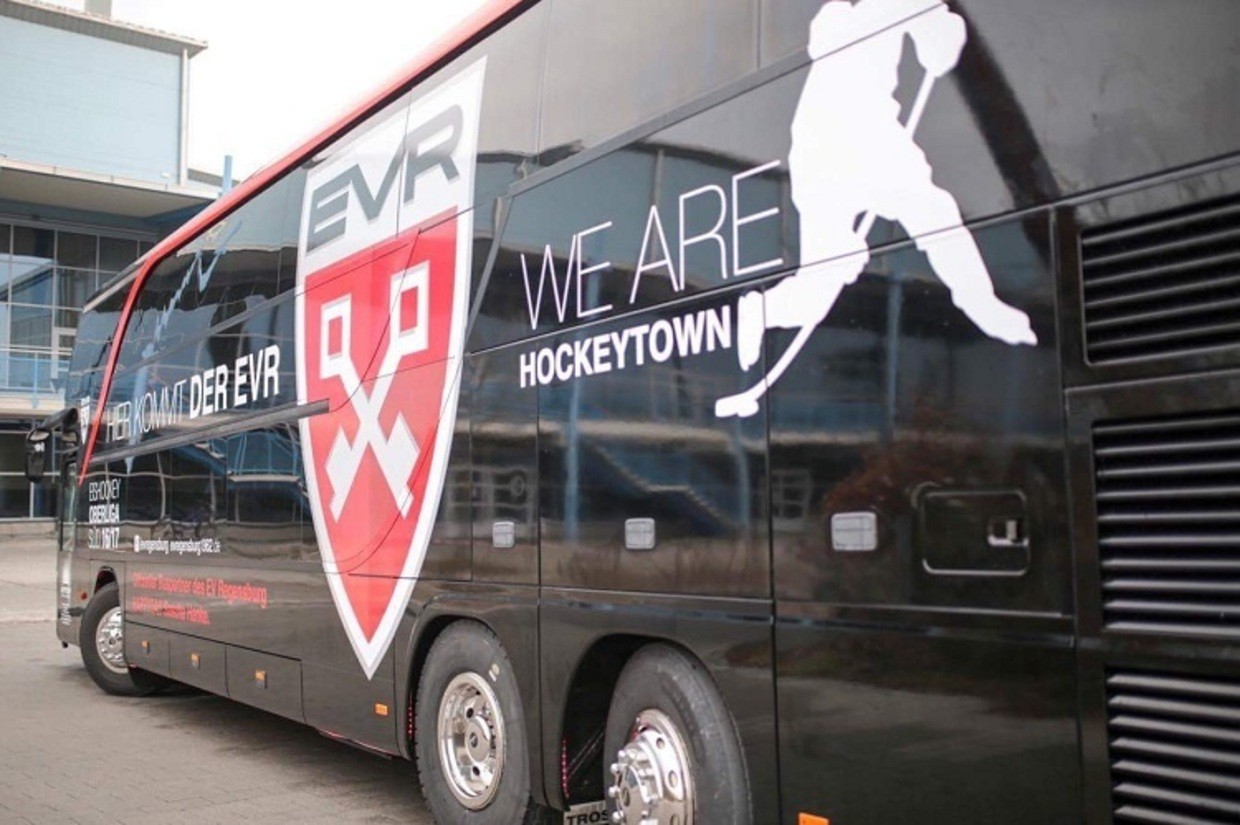 © EVR, neuer Mannschaftsbus