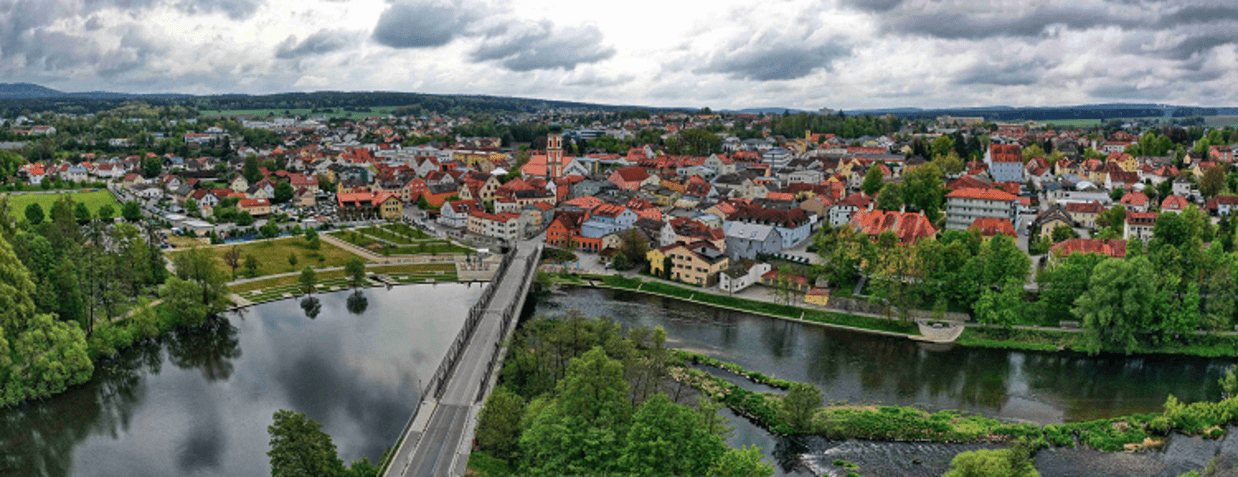© Josef Kerscher, Stadtansicht Roding