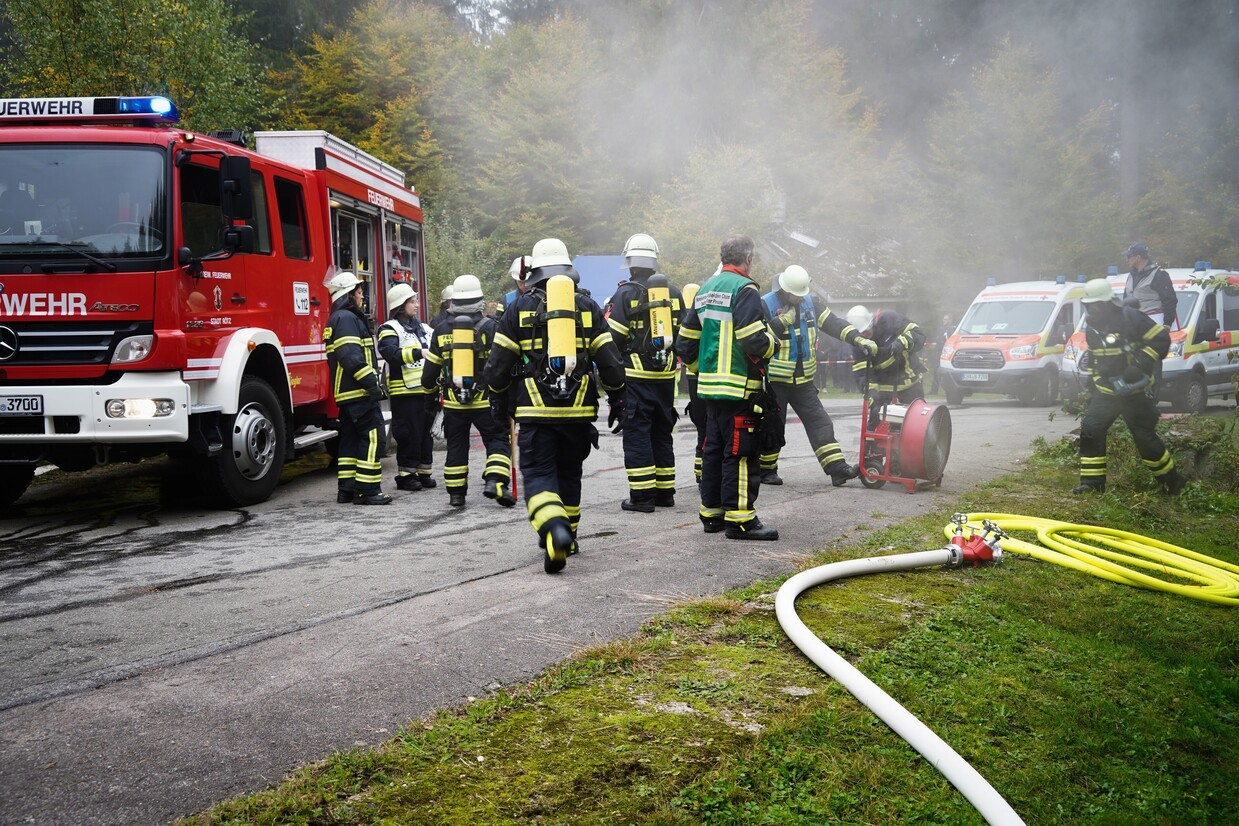 Polizeipräsidium Oberpfalz - Übungsszenario, © Polizeipräsidium Oberpfalz - Übungsszenario