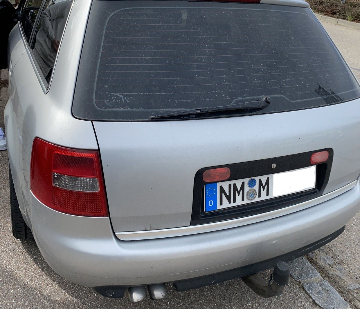 Audi mit verfälschten Kennzeichen, © PI Schwandorf