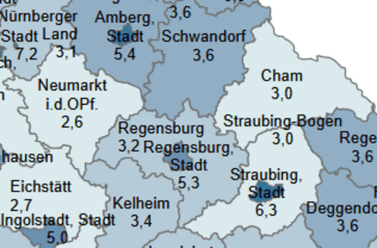 &copy; Screenshot Arbeitsagentur Regionaldirektion Bayern