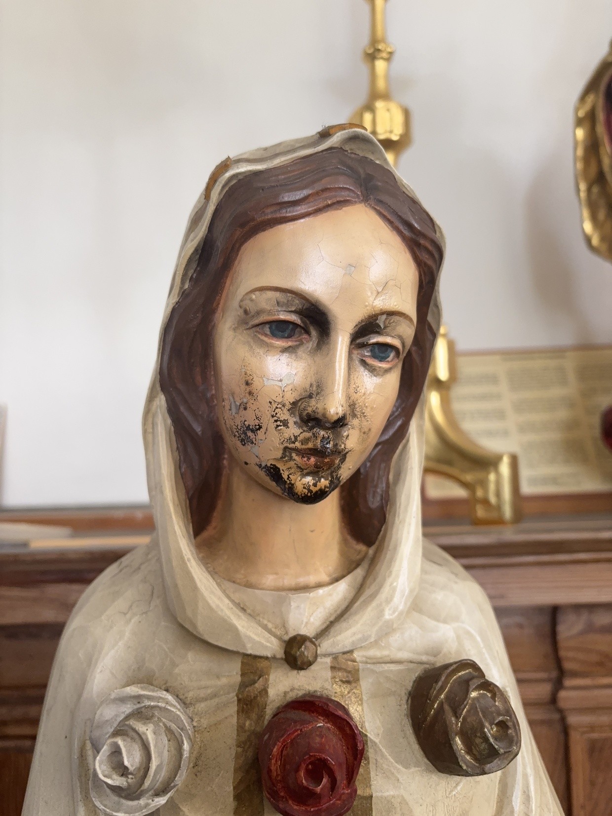 &copy; Marienfigur nach Reinigung/ Polizei Nittendorf